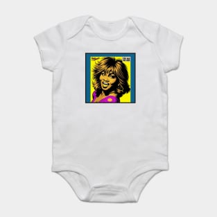 Turner Greatest Hits Vinyl Record Pop Art II Baby Bodysuit